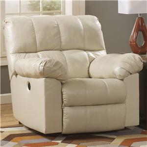 Signature Design by Ashley Kennard - Cream Rocker Recliner